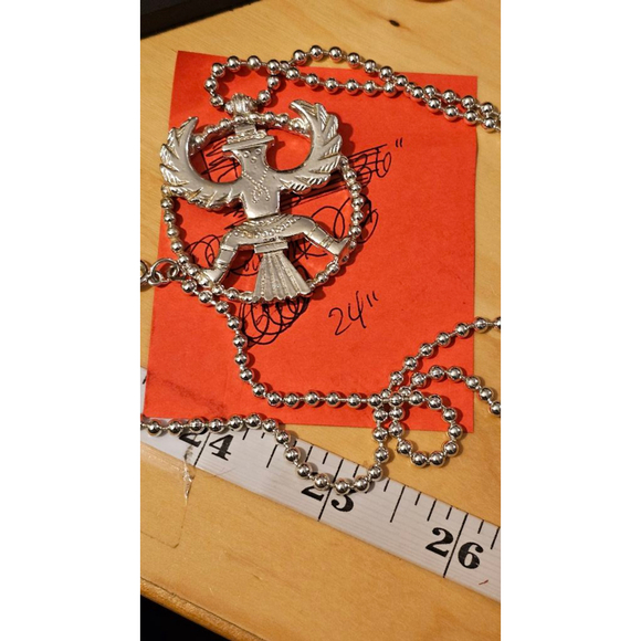 Gold Crown Inc vintage Silvertone Navajo birdman reproduction - Picture 2 of 11